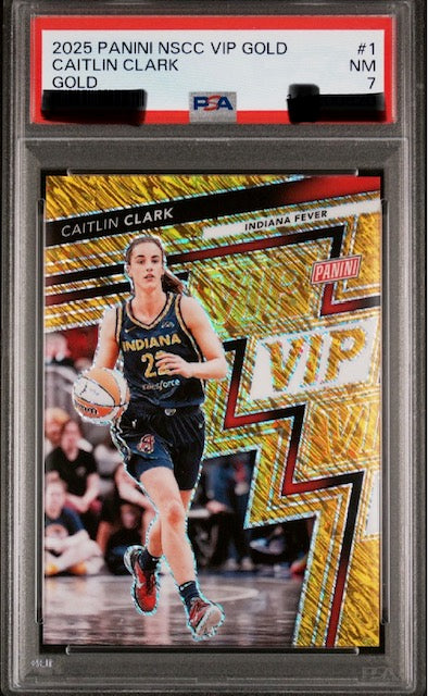 2025 Panini NSCC VIP Gold Caitlin Clark #1 PSA 7 - 07/10