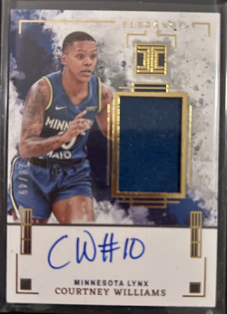 2025 Impeccable Courtney Williams Elegance Auto Patch - Minnesota Lynx 28/49