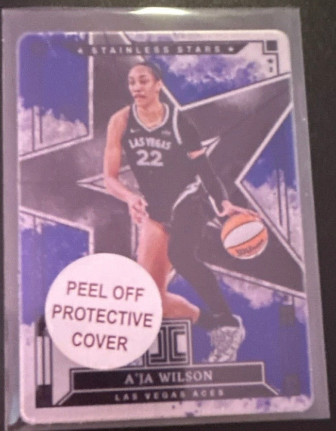 2025 Panini Impeccable A'ja Wilson Stainless Stars #9 - Las Vegas Aces 38/49