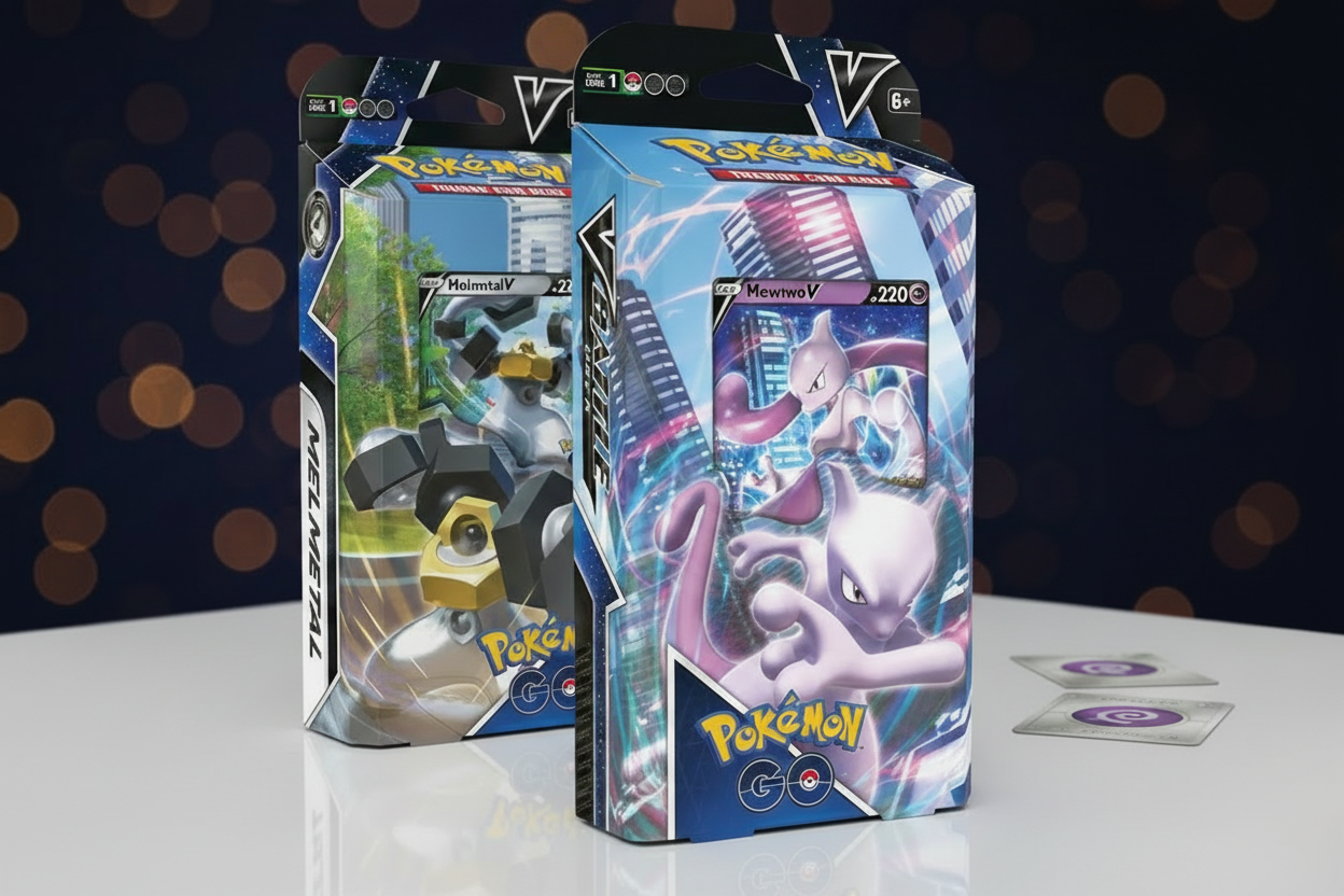Pokémon  Go Mewtwo V / Melmetal V Battle Deck - Set of 2