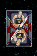2023 Panini Elite Nikola Jokic #10 White Sparkle Prizm SSP Nuggets