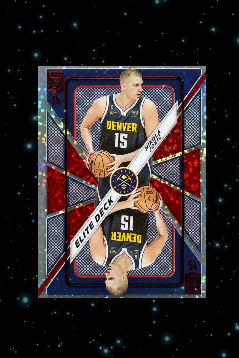 2023 Panini Elite Nikola Jokic #10 White Sparkle Prizm SSP Nuggets