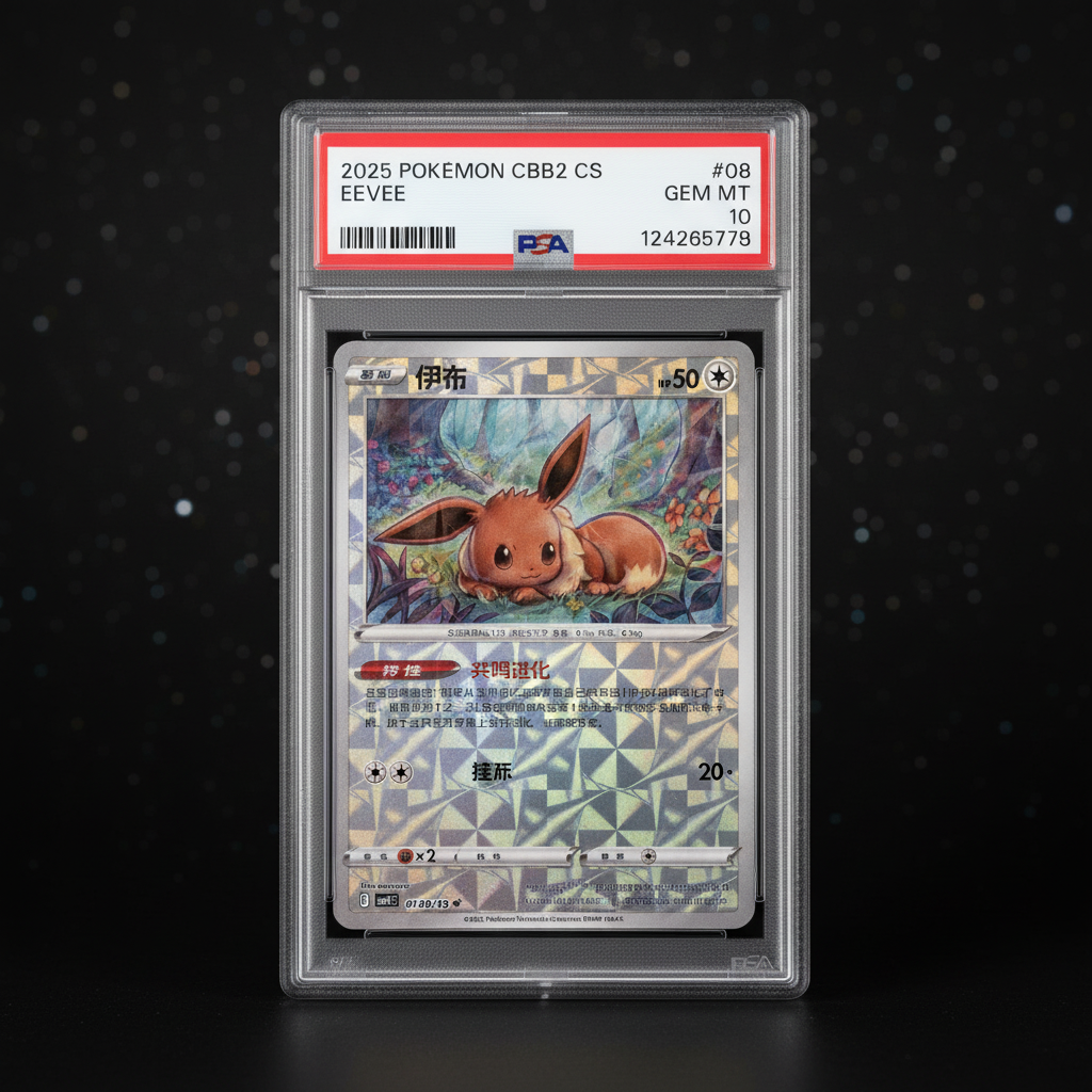 2025 Pokemon CBB2 CS Eevee #08 PSA 10 GEM MT graded card